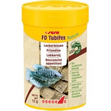 Sera Tubifex - храна за всички рибки, частично обогатена на протеин 100 мл.
